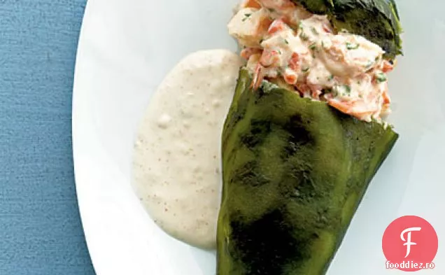 Poblanos umplute cu brânză și creveți