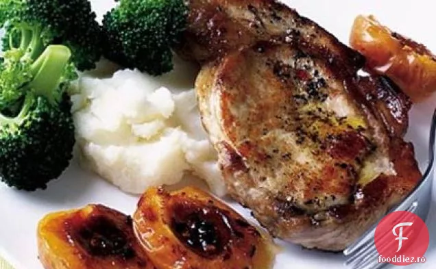 Carne de porc cu caise condimentate
