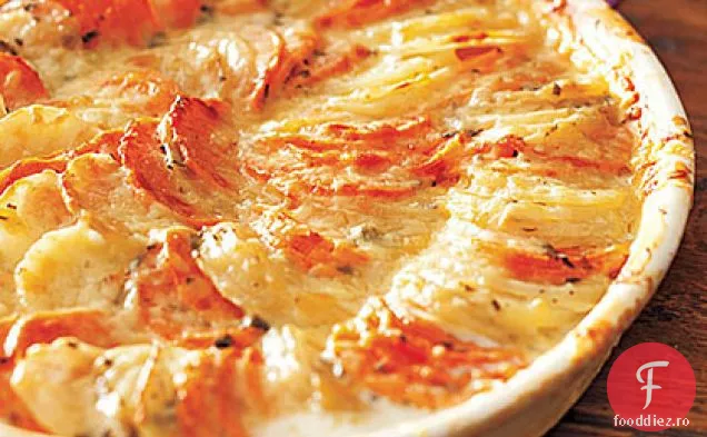 Gratin Cu Două Cartofi