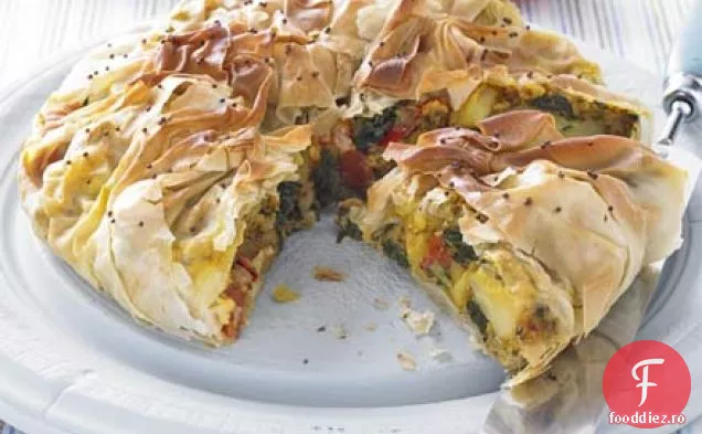 Plăcinte cu cartofi și spanac Bombay