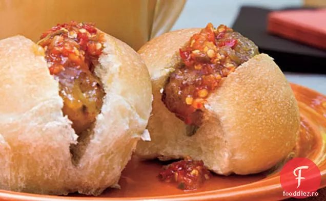 Monstru Chiftele Sandwich-Uri