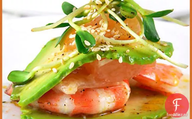 Millefeuille De Avocado Și Grapefruit