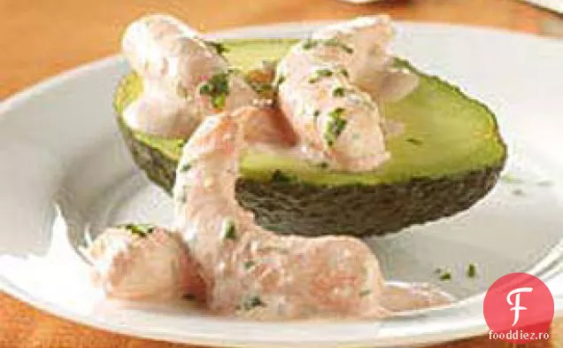 Salsa-Creveți Topped Avocado