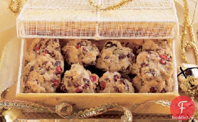 Cookie-Uri Cu Picături De Afine-Portocale