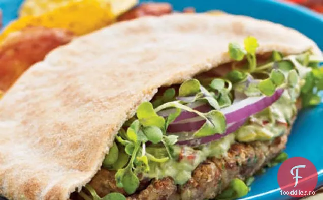 Falafel cu avocado răspândit