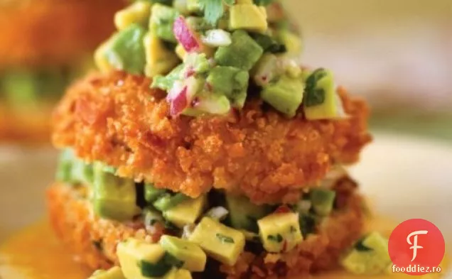Sandvișuri de Crab și Avocado cu Mango