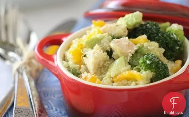 Salată De Vară Cu Quinoa De Pui Și Avocado