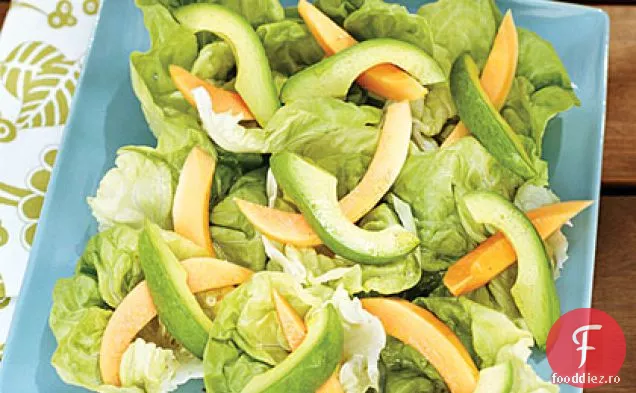 Salate de Papaya și Avocado cu vinetă de vanilie Hawaiană