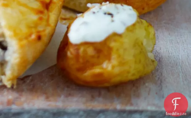 Mini jachete cu cremă cu caper acrit