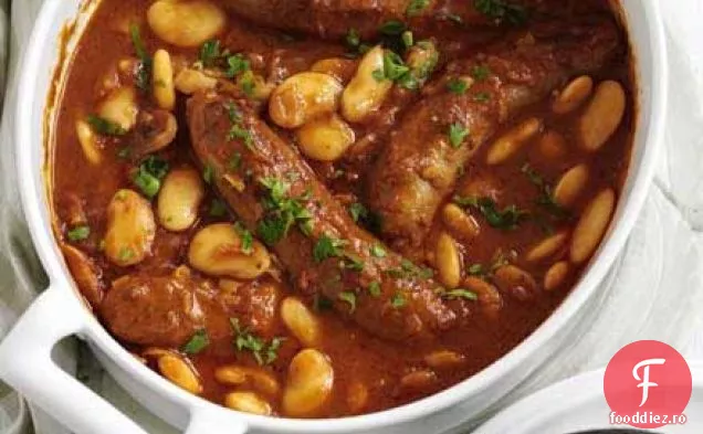 Fasole & cârnați hotpot