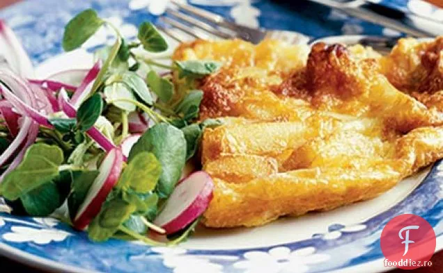 Omletă cu cip ușor de brânză