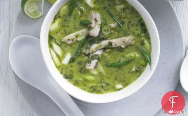 Supă de pui verde Thailandez