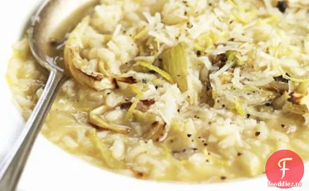 Risotto de fenicul și lămâie