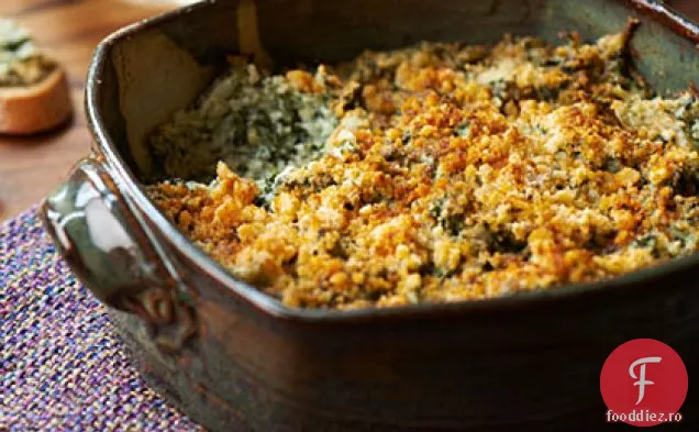 Baie De Spanac-Parmezan La Cuptor