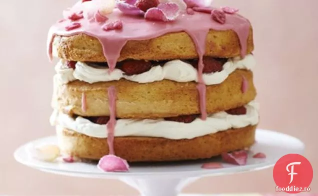 Tort de trandafir englezesc