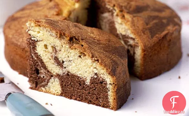 Tort de marmură de ciocolată