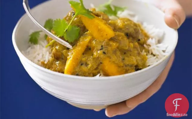 Curry cremos de pui și mango