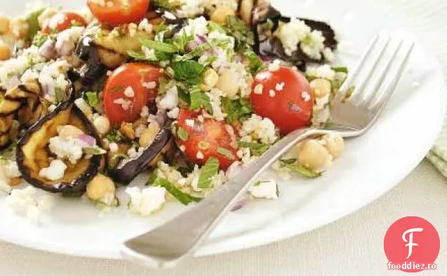 Tabbouleh Feta cu vinete