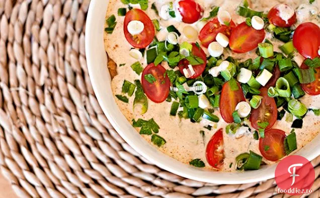 Oozy Guacamole Bean Dip