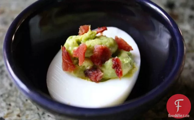 Bacon Avocado' deviled ' Ouă