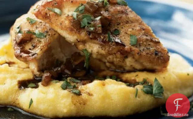 Saut piept de pui cu sos de oțet balsamic