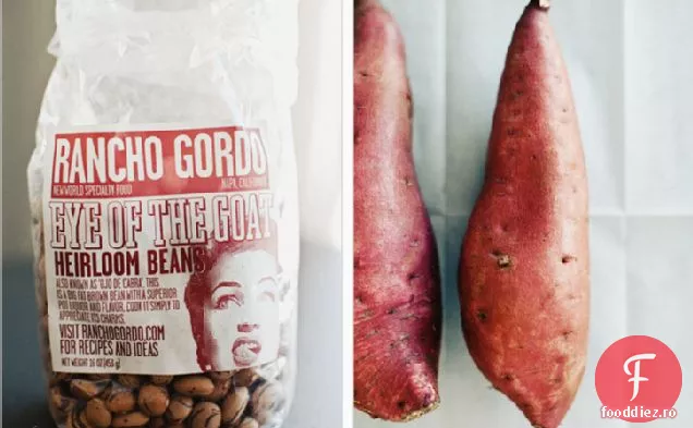 Cartofi Dulci La Cuptor Cu Fasole Chili