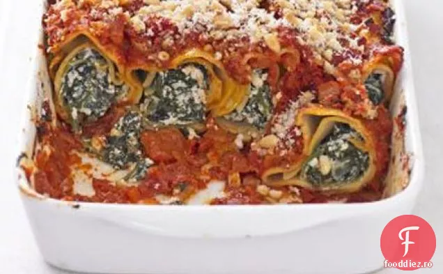 Cannelloni cu tofu și spanac