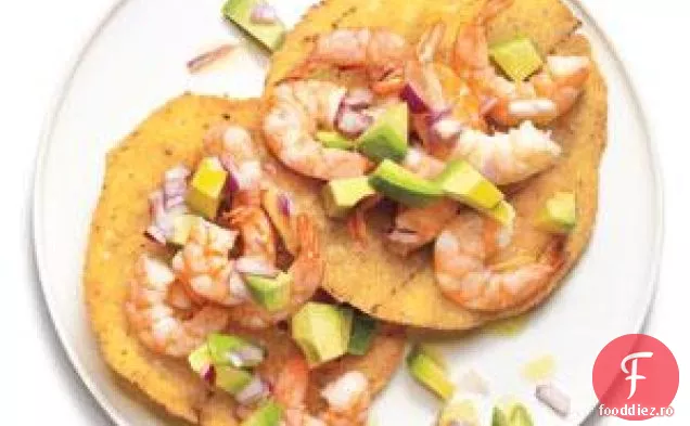 Tostadas De Creveți Și Avocado
