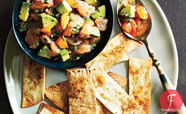 Salsa portocalie și Avocado