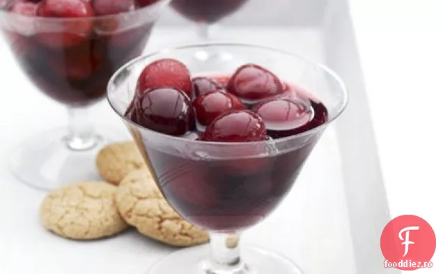Cireșe în sirop de vin și vanilie rossimbrox