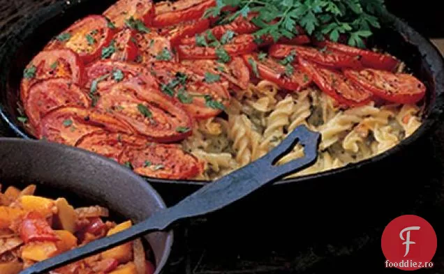 Două-brânză paste coace