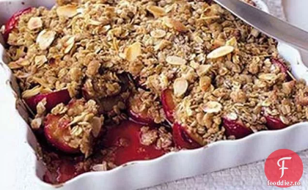 Crumble de prune de arțar