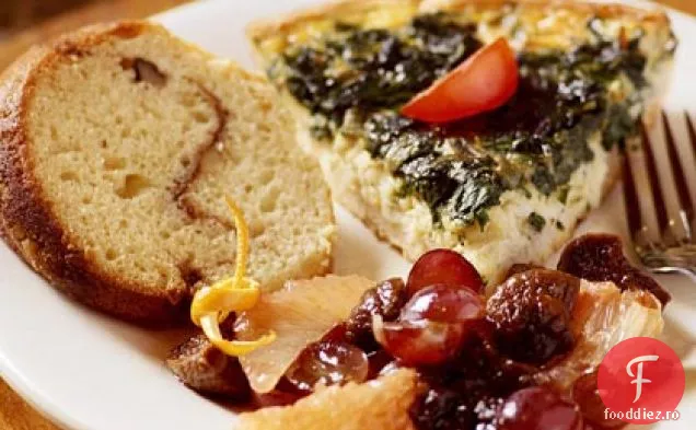 Quiche De Crab Florentin