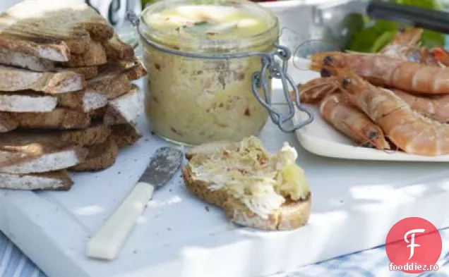 Crab condimentat în ghiveci