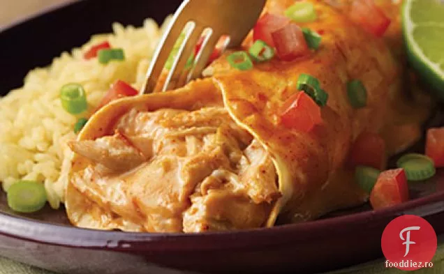 Enchiladas Ușor De Pui Și Brânză