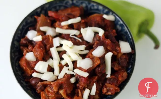 Chili De Porc Cubanelle Și Fasole Neagră