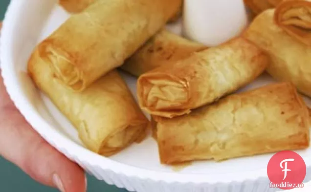 Ricotta și spanac filo bites