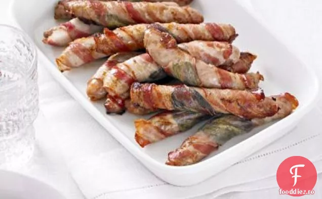 Chipolate învelite în salvie și pancetta