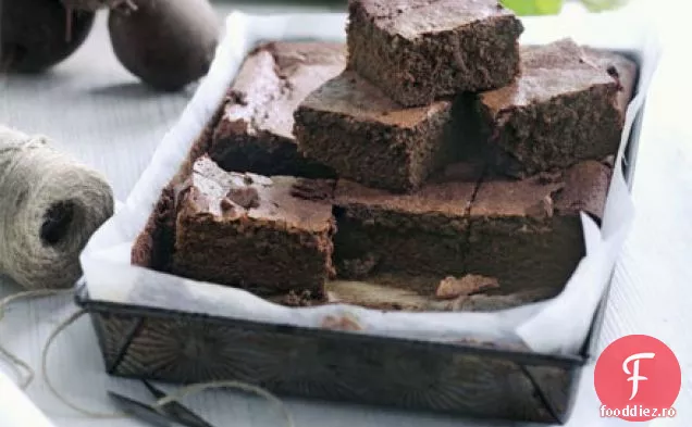 Brownies de sfeclă roșie
