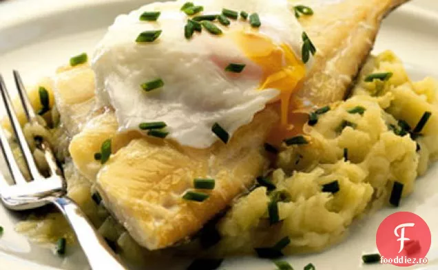 Eglefin afumat și colcannon