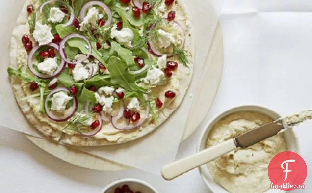 Pizza cu pâine plată
