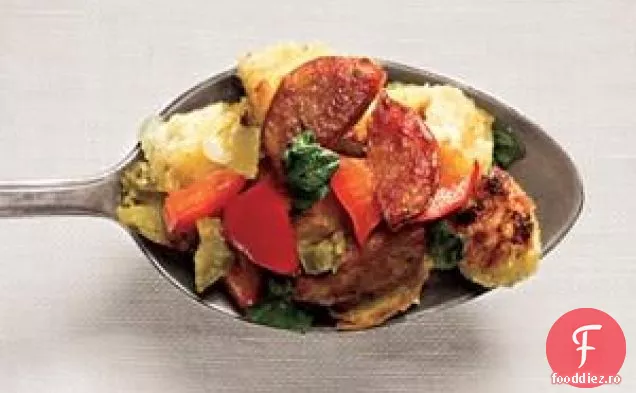 Andouille Și Umplutură De Ardei Gras