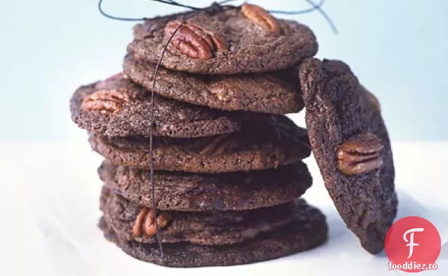 Ciocolată bucată pecan cookie-uri