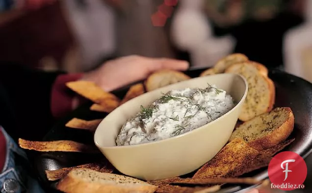 Cremă Feta-Spanac Dip