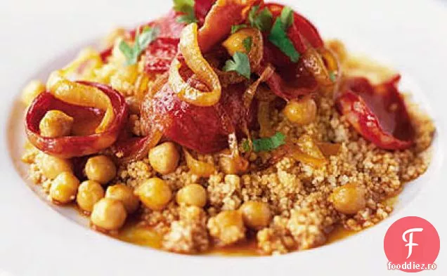 Cuscus cu chorizo și năut