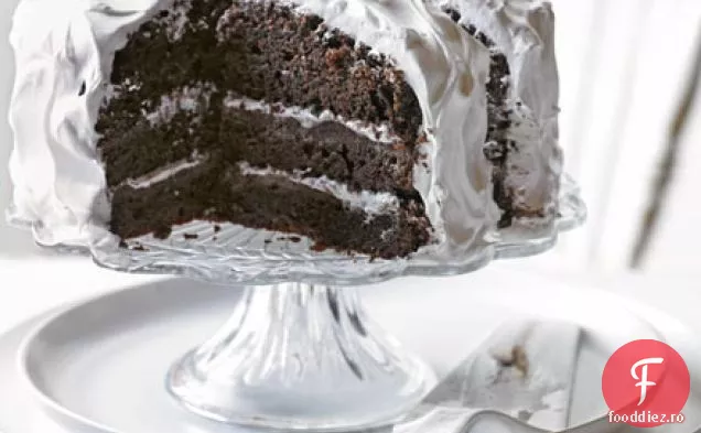 Tort de ciocolată cu glazură de înger