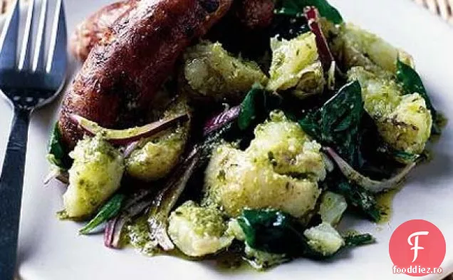 Cartofi pesto Lemony