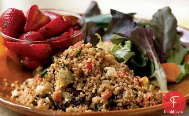 Ardei gras și cuscus Mozzarella proaspăt