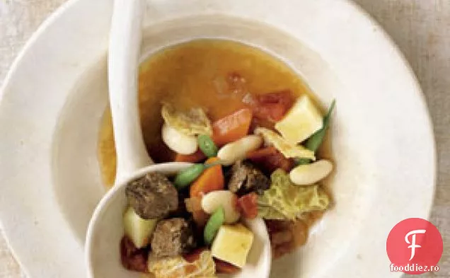 Supă groasă de vită și legume