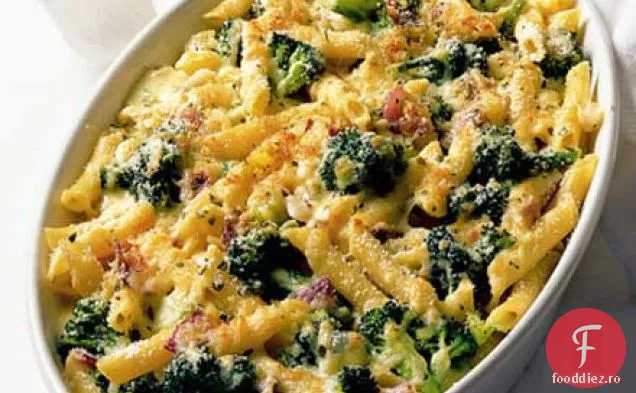 Paste crocante și coacere cu broccoli